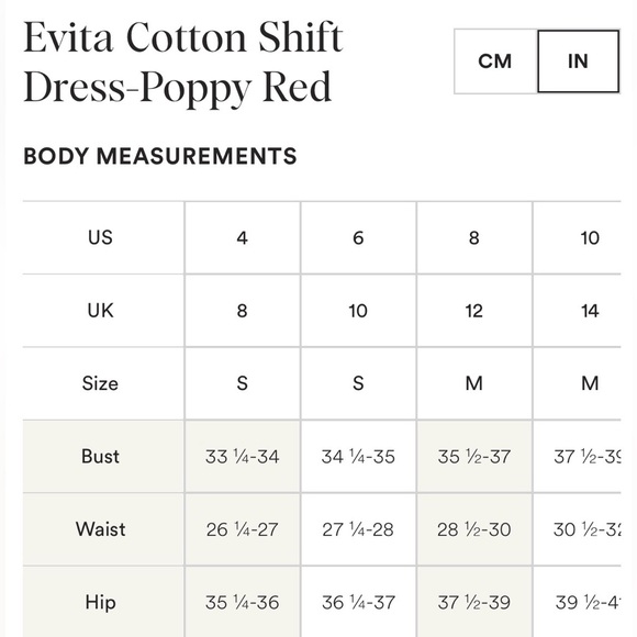 Evita Cotton Shift Dress-Poppy Red - Picture 9 of 9